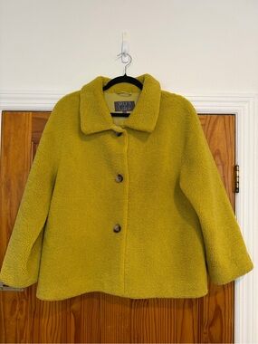 Unreal Fur Yellow Green Teddy Coat